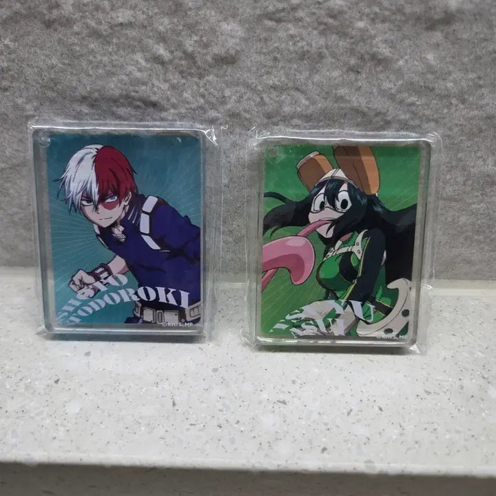 [BUNJANG] My Hero Academia Todoroki &amp; Tsuyu Asui Acrylic Standee Bundle Set / 나의 히어로 아카데미아 토도로키 아스이 츠유 아크릴 일괄