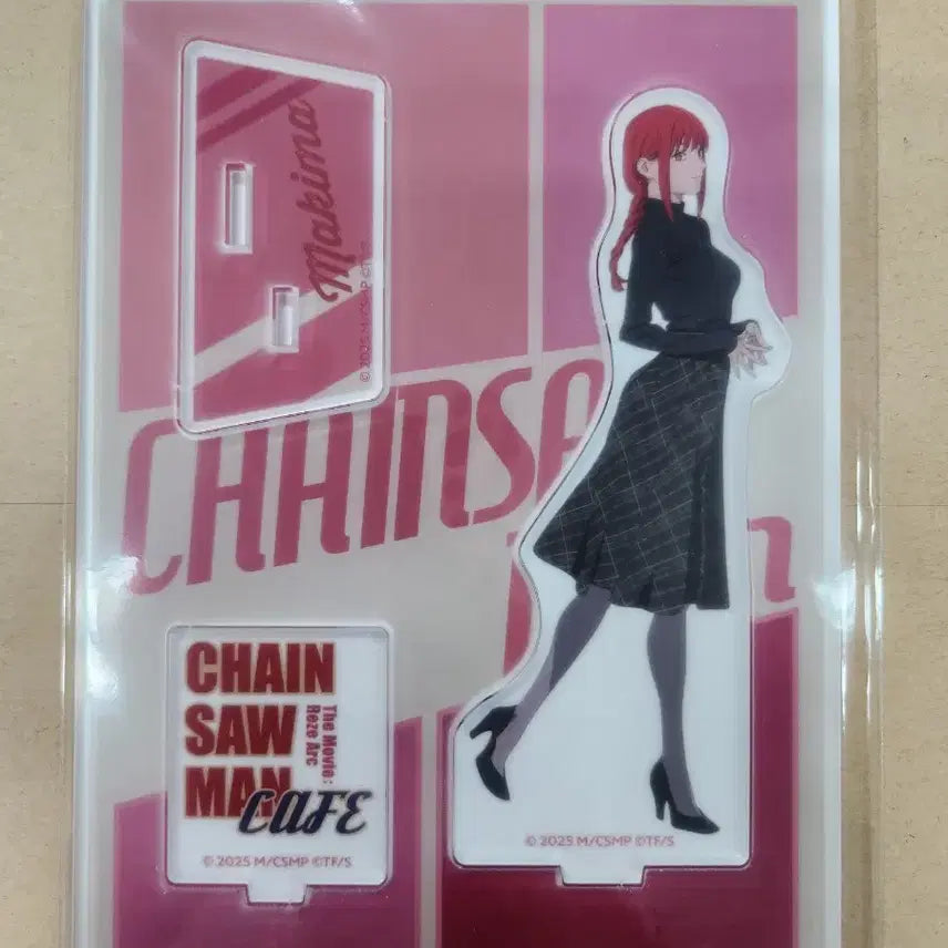 [BUNJANG] Chainsaw Man Makima Box Cafe Acrylic Stand / 체인소맨 박스카페 아크릴스탠드 마키마