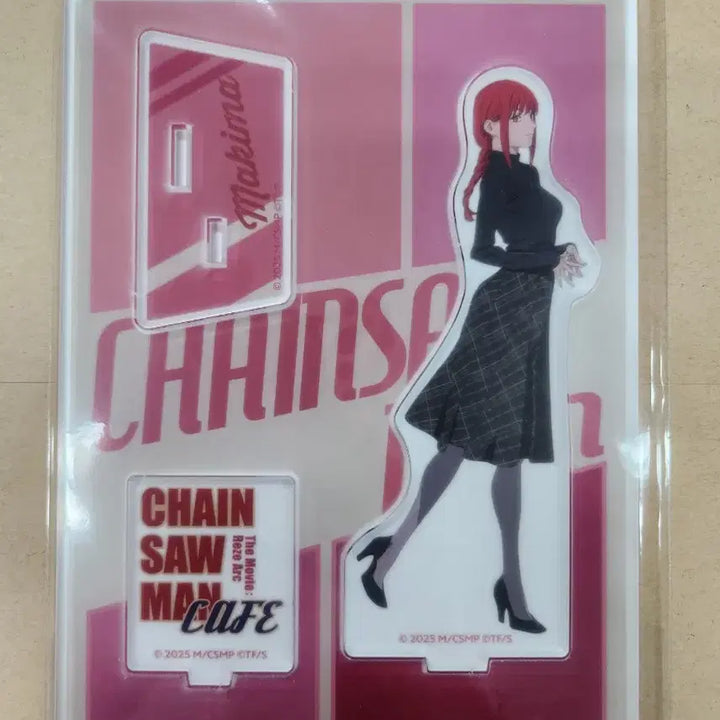 [BUNJANG] Chainsaw Man Makima Box Cafe Acrylic Stand / 체인소맨 박스카페 아크릴스탠드 마키마