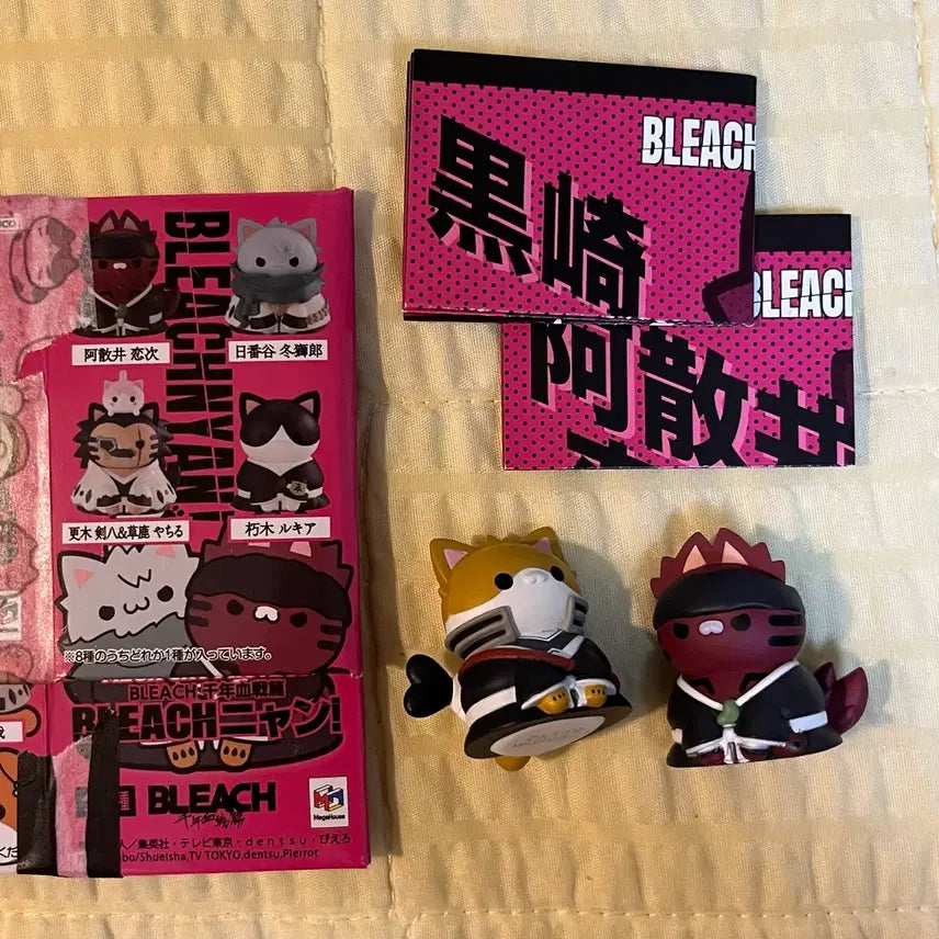 [BUNJANG] Bleach Mega Cat Ichigo &amp; Renji Bundle Set / 일괄) 블리치 메가캣 이치고, 렌지 메가하우스