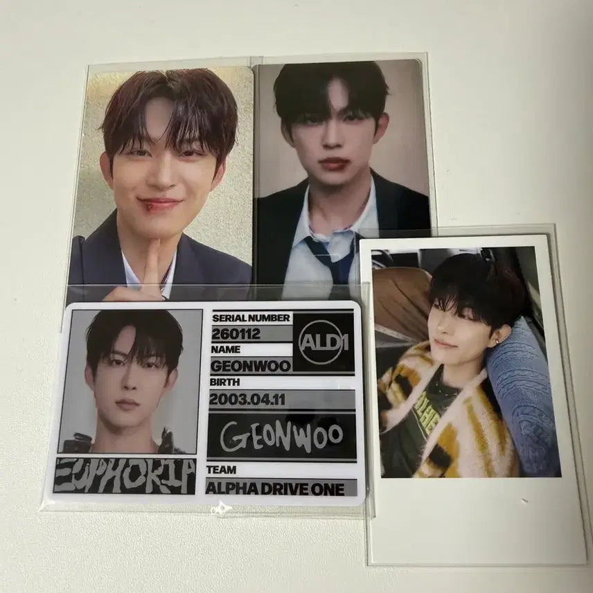 [BUNJANG] ALDI ONE Kim Geonwoo Photocard Bundle Set / 알디원 김건우 포카 일괄 판매