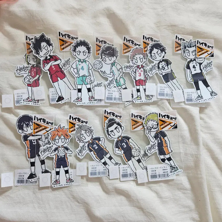 [BUNJANG] Haikyuu!! B Side Label Collaboration Sticker Set (12 Types) / 12종 일괄)하이큐 b side label 콜라보 스티커