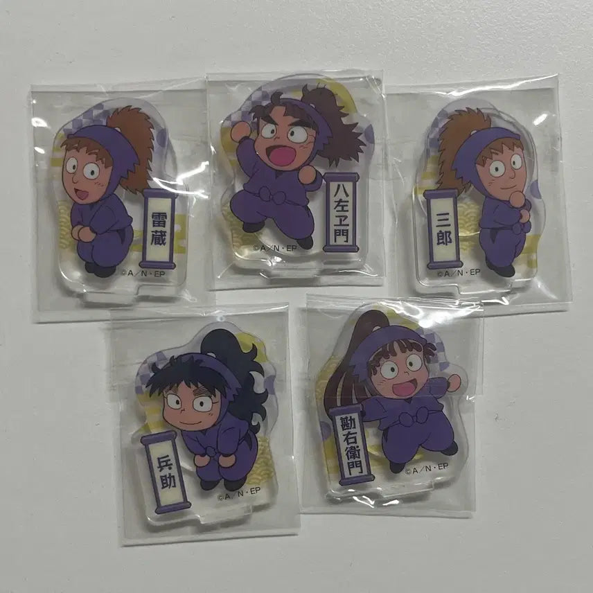 [BUNJANG] Nintama 5th Grade Mini Acrylic Stands Bundle Set / 닌타마 5닌 미니 아크릴 5종 일괄