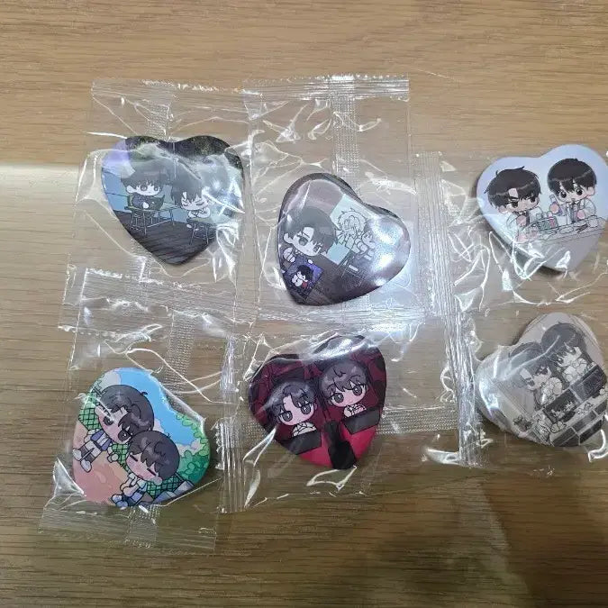 [BUNJANG] Goblin Store Heart Can Badge (Full Set) / 중독배 3  도깨비상점 하트캔뱃지