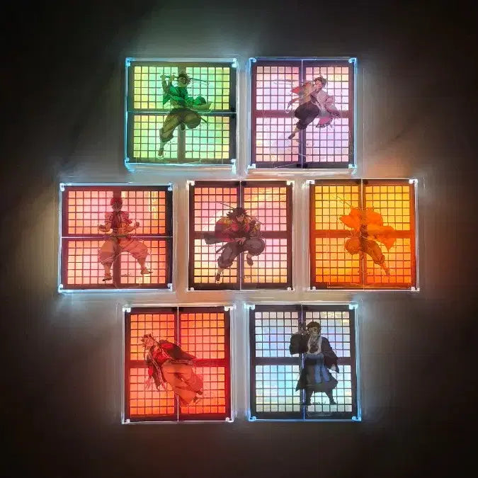 [BUNJANG] Demon Slayer Kaigaku LED Acrylic Stand / [카이가쿠] 귀멸의 칼날 LED 아크릴 스탠드