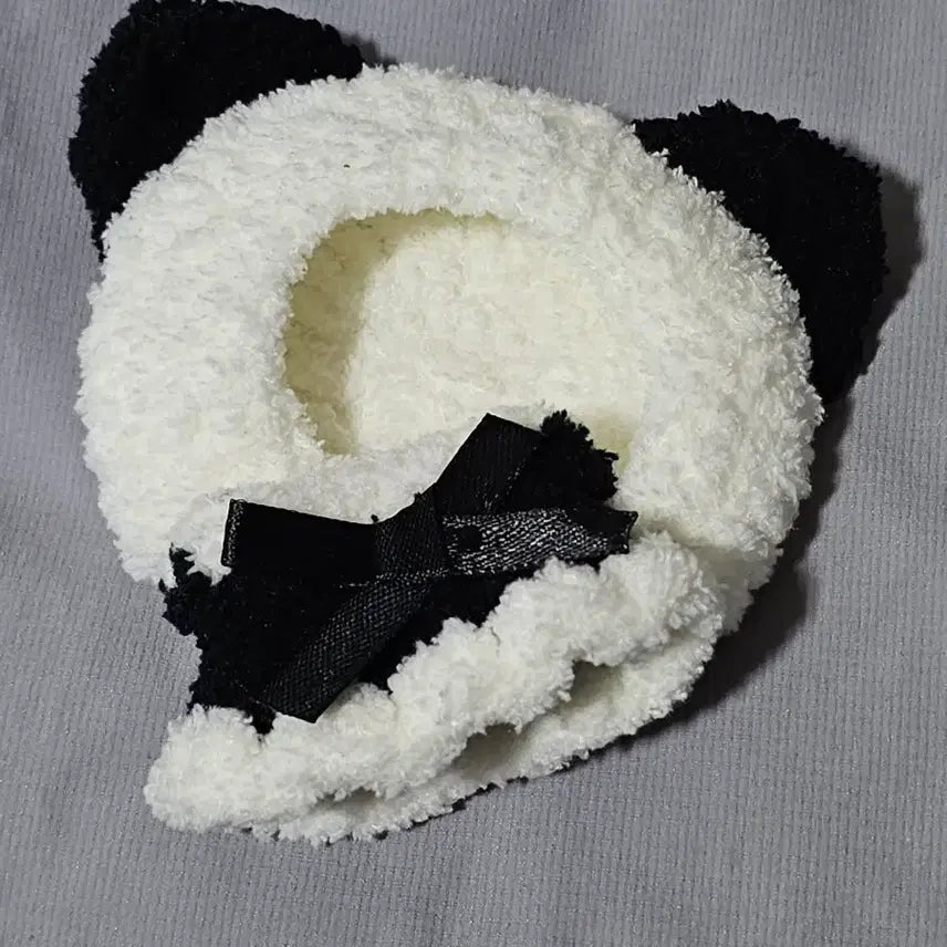 [BUNJANG] Handmade Knitted Black Clothes for 10cm Doll / 10cm 인형옷 수제뜨개옷 블랙