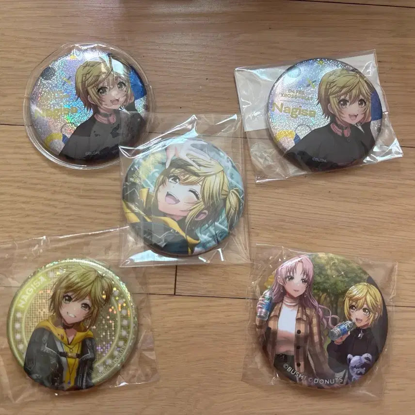 [BUNJANG] D4DJ Nagisa Tsukimiyama Badge Bundle Set / D4DJ 나기사 뱃지 일괄