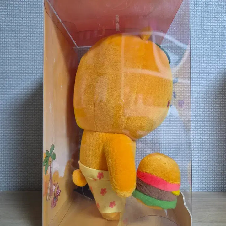 [BUNJANG] Kakao Friends Beach Pub Reversible Plush (Hamburger Ryan) / 비치펍 리버서블 인형 (햄버거 라이언)