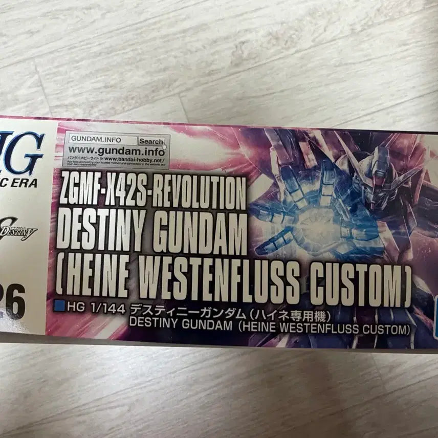 [BUNJANG] HG 1/144 Heine Custom Destiny Gundam / HG 1/144 데스티니 건담 하이네 전용기