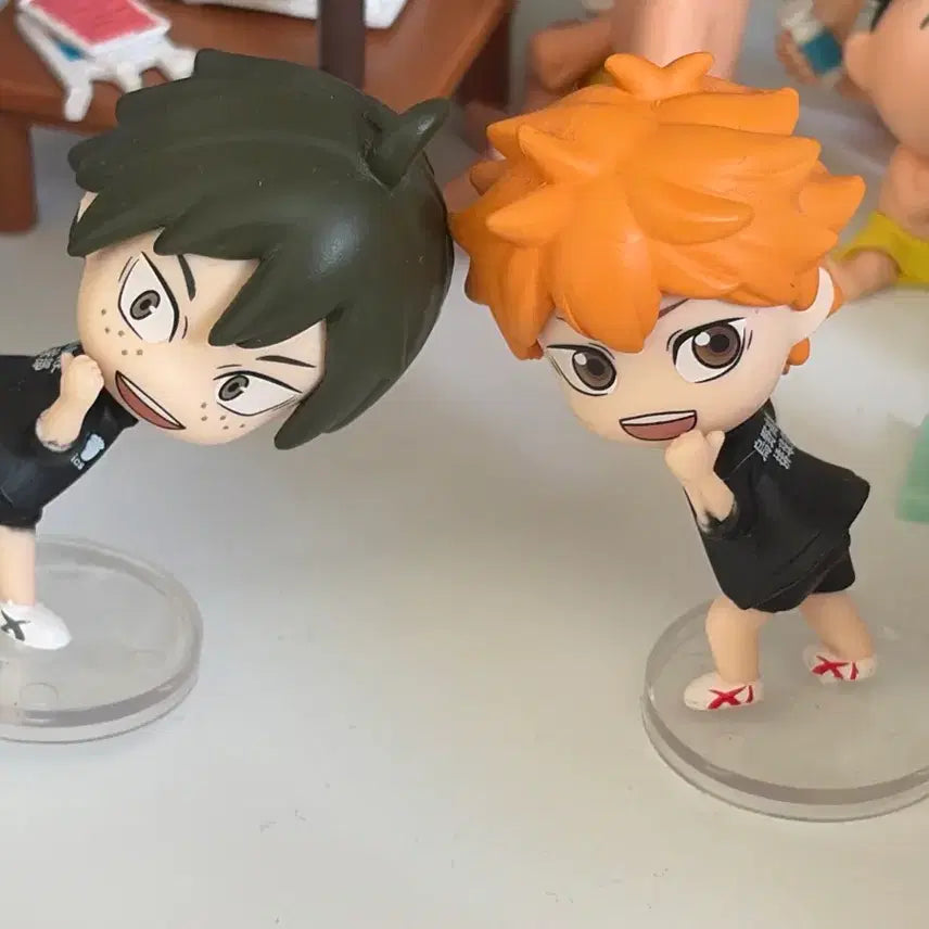 [BUNJANG] Haikyuu!! Back View Gacha Figure Bundle Set (Hinata &amp; Kageyama) / 하이큐 뒤 돌아봐요 가챠 일괄