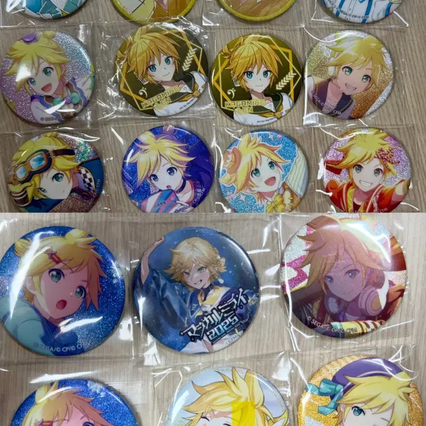 [BUNJANG] Kagamine Len Badge Set / 프세카 카가미네 렌 뱃지 세트 판매