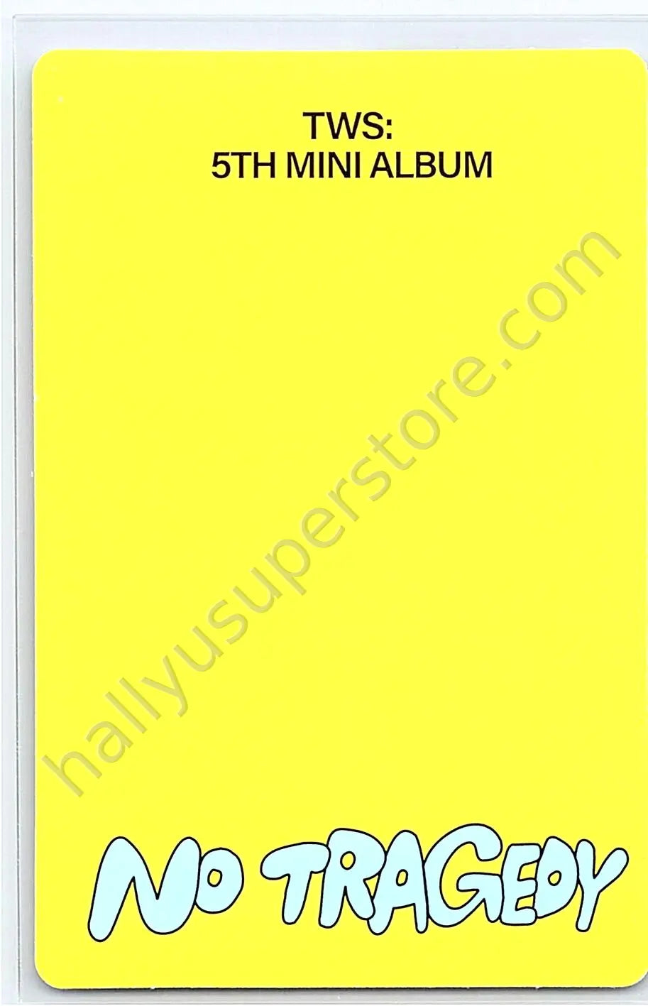 TWS - Kyungmin - No Tragedy album photocard weverse album version
