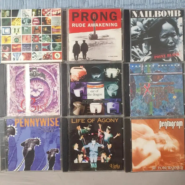 [BUNJANG] Various Rock/Metal CDs (10 Disc Set) / 다양한 락.메탈 CD10장