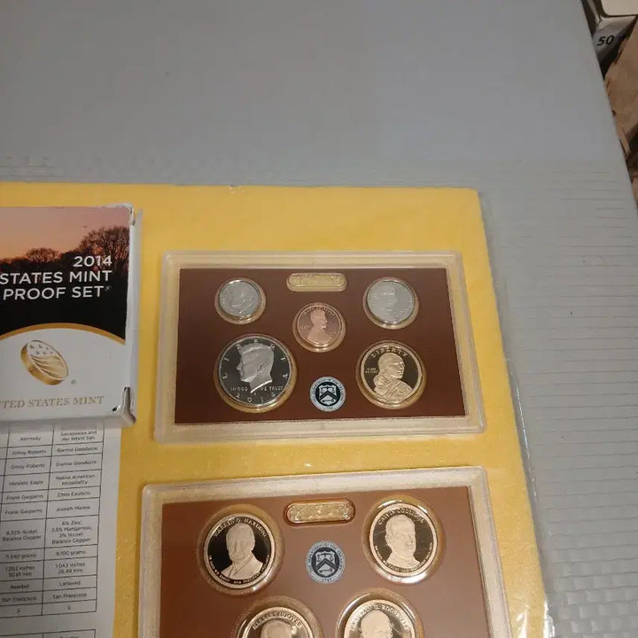 [BUNJANG] 2014 US Commemorative Coin Proof Set / 2014년 미국 미국 기념주화 세트