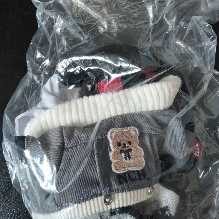 [BUNJANG] 10cm Doll Clothes (Gray) / 우블 10cm. 솜인형옷 그레이