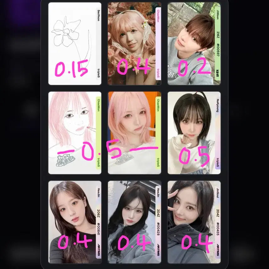 [BUNJANG] TripleS Artemis Identity Digital Object / 트리플에스 아르테미스 아이덴티티 양도