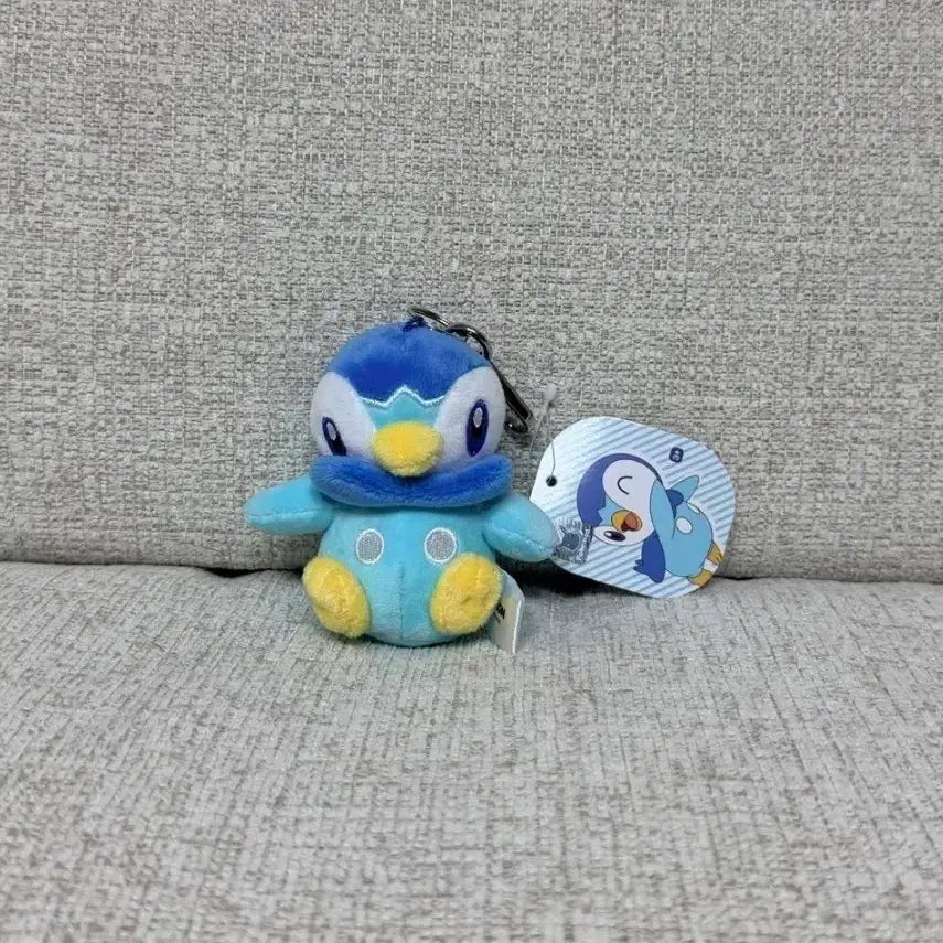 [BUNJANG] Pokemon Piplup Plush Keychain 8cm / 정품 포켓몬스터 팽도리 인형 키링 인형 8cm