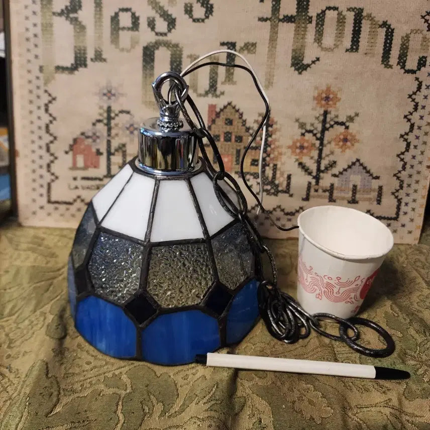 [BUNJANG] Stained Glass Ceiling Light Diameter 16cm / 스테인드글라스 천장등 지름16cm30000원