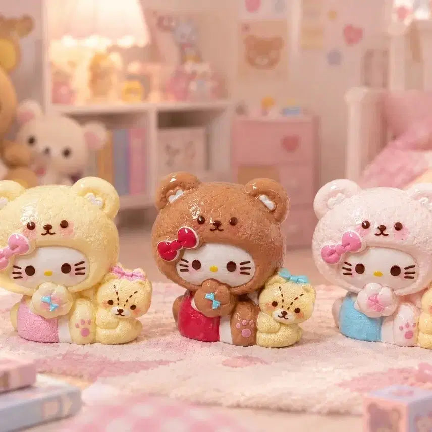 [BUNJANG] Rilakkuma Kitty Mini Figure 3 Types Set Bundle / 리락 인형 키티 미니 피규어 3종 세트 일괄