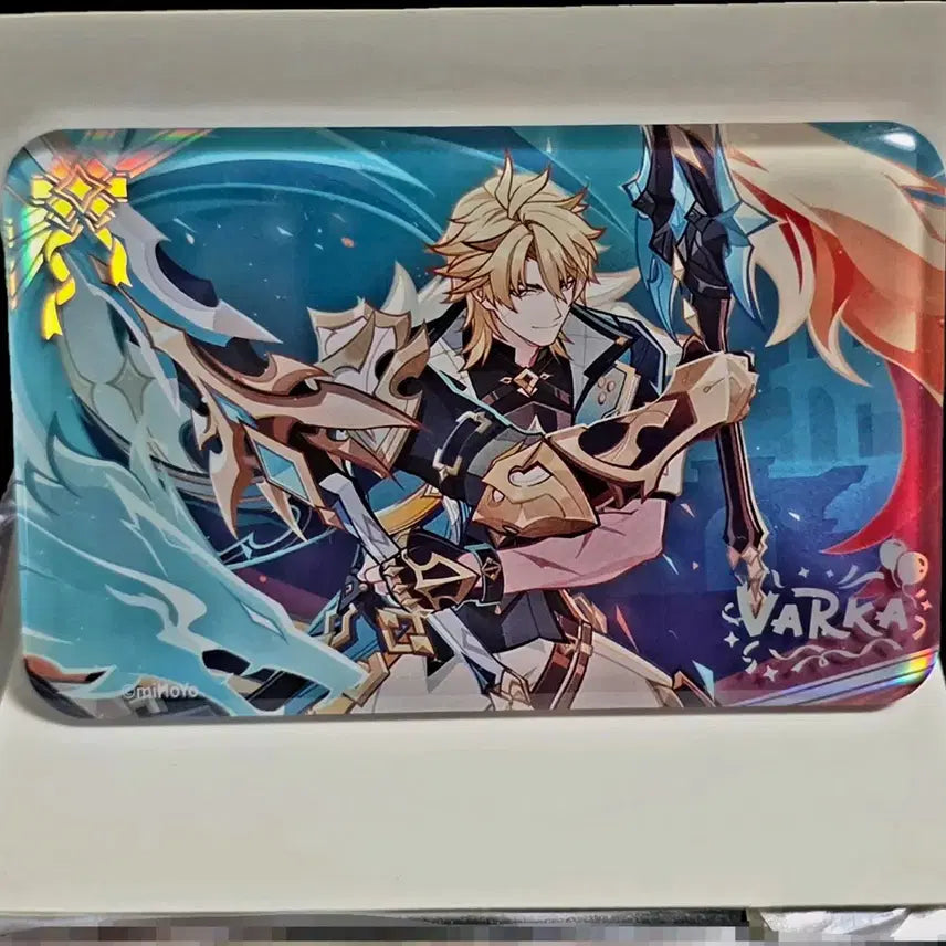 [BUNJANG] HoYoVerse Genshin Impact Varka Epoxy Magnet Card / 호요랜드 원신 바 ...