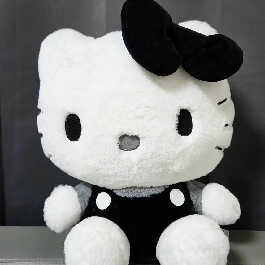 [BUNJANG] Sanrio Official Monochrome Doll Hello Kitty BIG Large Plush ...
