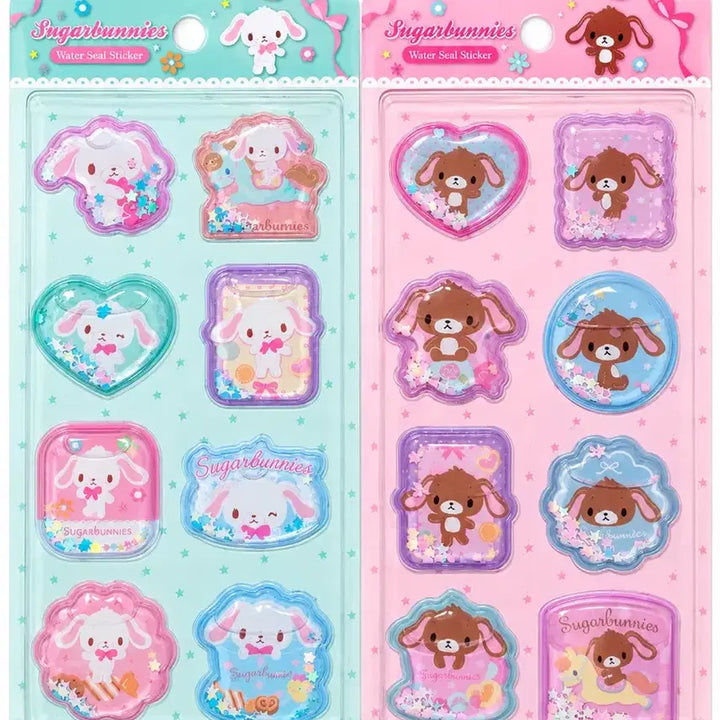 [BUNJANG] Sugar Bunnies Water Seal Sticker Bundle Set / 슈가바니즈 워터 씰 스티커 일괄 [국내정품]