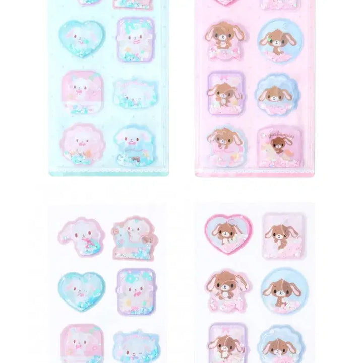 [BUNJANG] Sugar Bunnies Water Seal Sticker Bundle Set / 슈가바니즈 워터 씰 스티커 일괄 [국내정품]