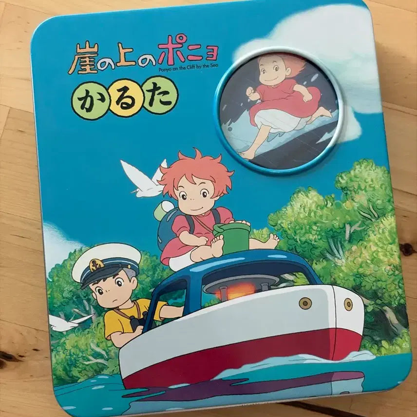[BUNJANG] Studio Ghibli Ponyo Classic Tin Case Card Set / 지브리 고전 벼랑위의포뇨 카드 틴케이스 세트
