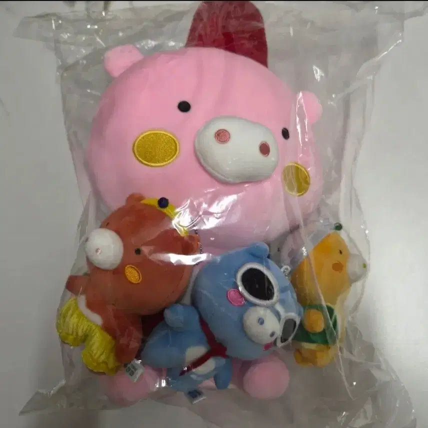 [BUNJANG] Shinhyup Eobuba Aladdin Pig Doll Keyring Set / 신협 어부바 알라딘  돼지인형 키링 세트 판매합니다.(새상품,텍o)