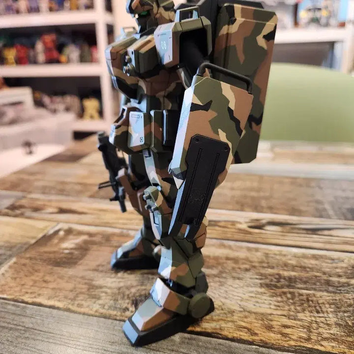[BUNJANG] Master Grade (MG) Guncannon Custom Camouflage Paint / MG 육전형 건담 카모 도색