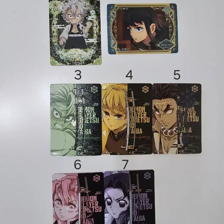 [BUNJANG] Demon Slayer Character Cards / (새상품) 귀멸의 칼날 캐릭터 카드