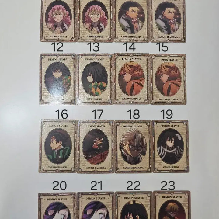 [BUNJANG] Demon Slayer Character Cards / (새상품) 귀멸의 칼날 캐릭터 카드