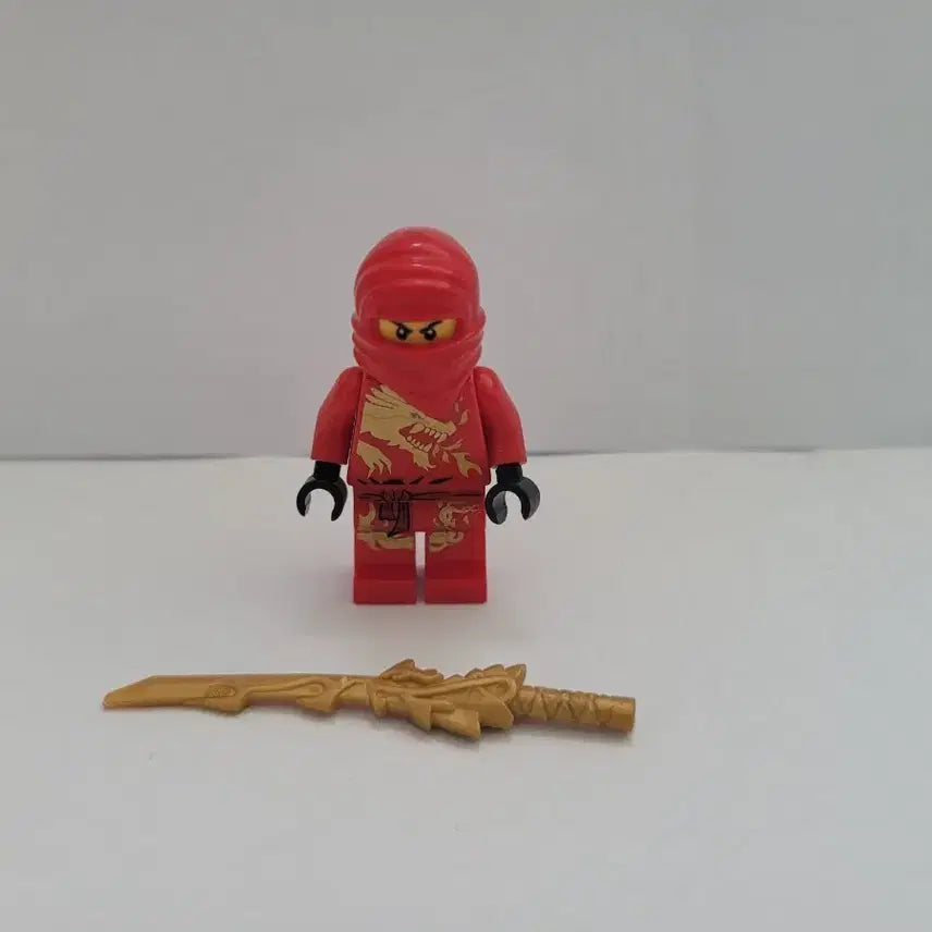 [BUNJANG] LEGO Ninjago Kai Figure with Golden Sword / 레고 닌자고 카이 피규어 금색 칼 포함