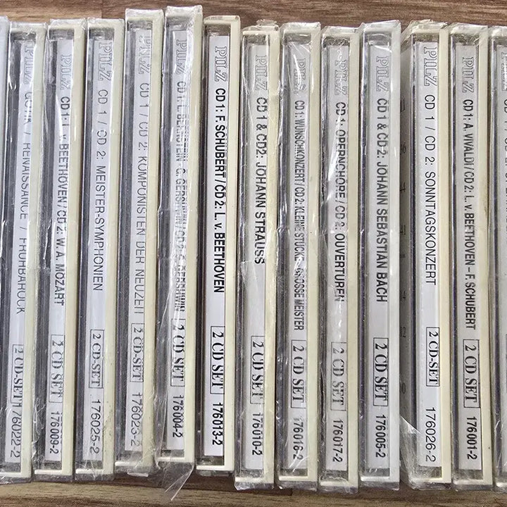 [BUNJANG] PILZ Classical 50 CD Bundle Set (Sealed &amp; Unsealed) - Various Composers / 37 미개봉+개봉 중고 CD 일괄판매 총 50개 (사용감/세월감/미세 스크래치 감안해 싸게 일괄 정리합니다).