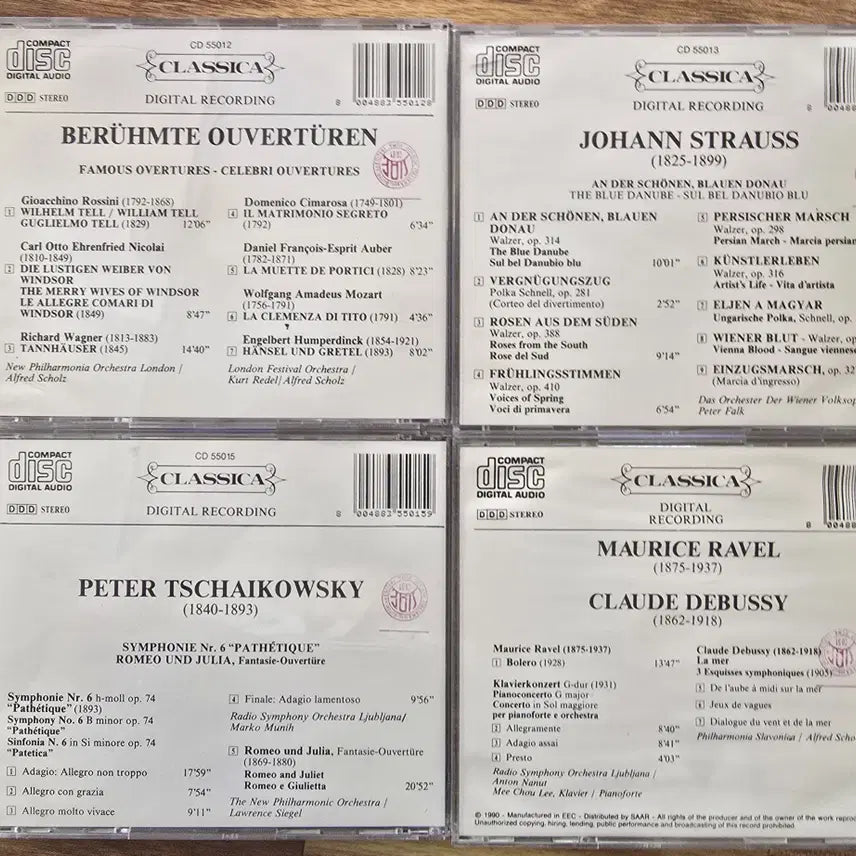 [BUNJANG] Classical Music CD Bundle Set (19 Discs) / 39 중고 개봉 CD 일괄판매 총 19개 (사용감/세월감/미세 스크래치 감안해 싸게 일괄 정리합니다).