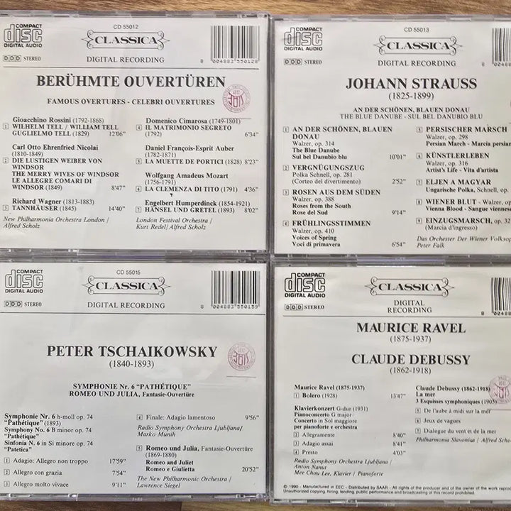 [BUNJANG] Classical Music CD Bundle Set (19 Discs) / 39 중고 개봉 CD 일괄판매 총 19개 (사용감/세월감/미세 스크래치 감안해 싸게 일괄 정리합니다).