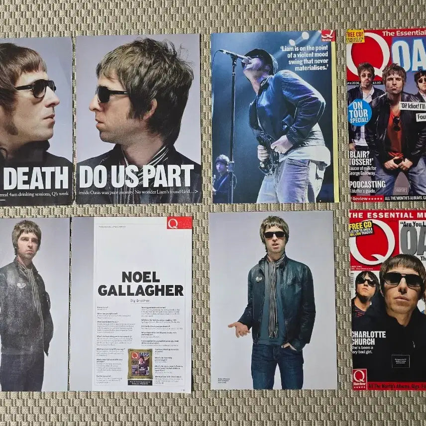 [BUNJANG] Oasis Magazine Scrap Poster Set (8 Sheets) / 포스터 oasis 오아시스 매거진 스크랩 8장