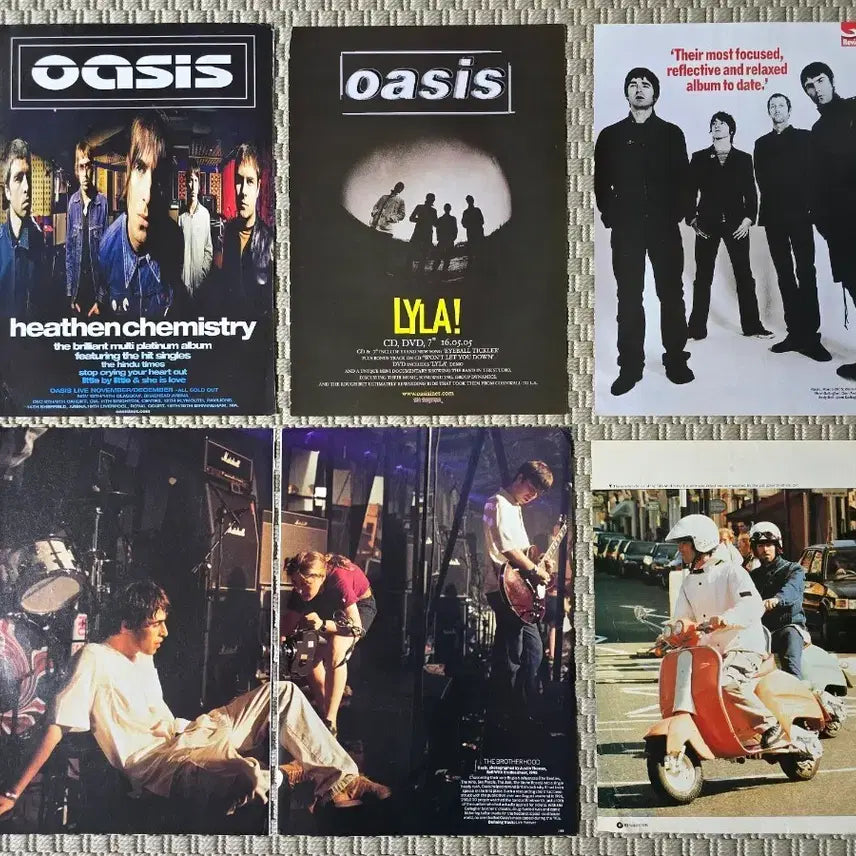 [BUNJANG] Oasis Magazine Scrap Poster Set (8 Sheets) / 포스터 oasis 오아시스 매거진 스크랩 8장