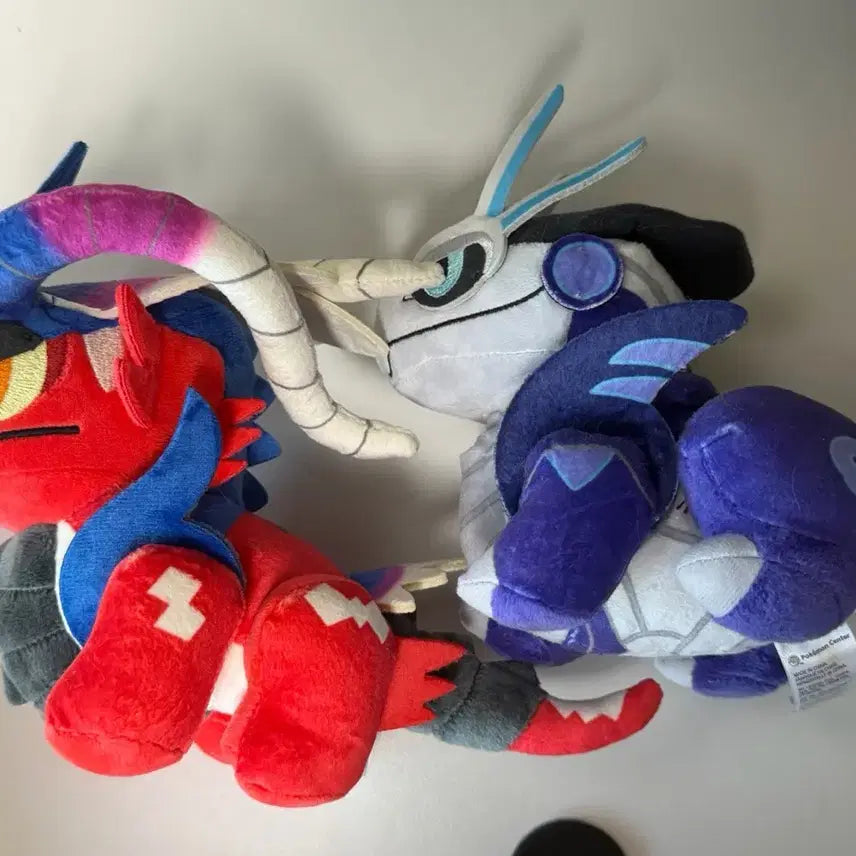 [BUNJANG] Miraidon &amp; Koraidon Pokemon Plush Set / 포켓몬 누이 미라이돈 코라이돈 돌즈