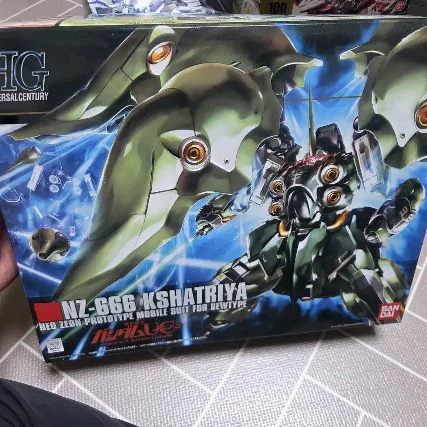 [BUNJANG] HG Kshatriya Unassembled Plastic Model Kit / hg 크샤트리아 미조립