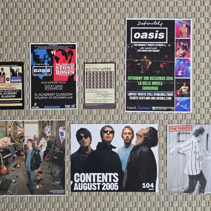 [BUNJANG] Oasis Magazine Scrap Poster / 포스터 oasis 오아시스 매거진 스크랩