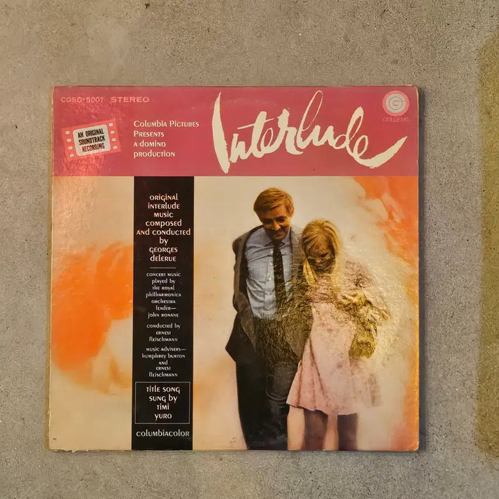 [BUNJANG] Interlude (1968) Original Soundtrack LP / 1968년 컬럼비아 픽처스가 제작한 로맨스 드라마 영화 인터루드 (Interlude, 국내 개봉명: 사랑의조주)의 오리지널 사운드트랙/1018