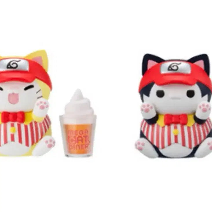 [BUNJANG] Naruto Uchiha Sasuke Megacats Diner Collaboration Bundle Set / (일괄)나루토 우치하 사스케 메가캣 디너 다이너 메가캣 콜라보
