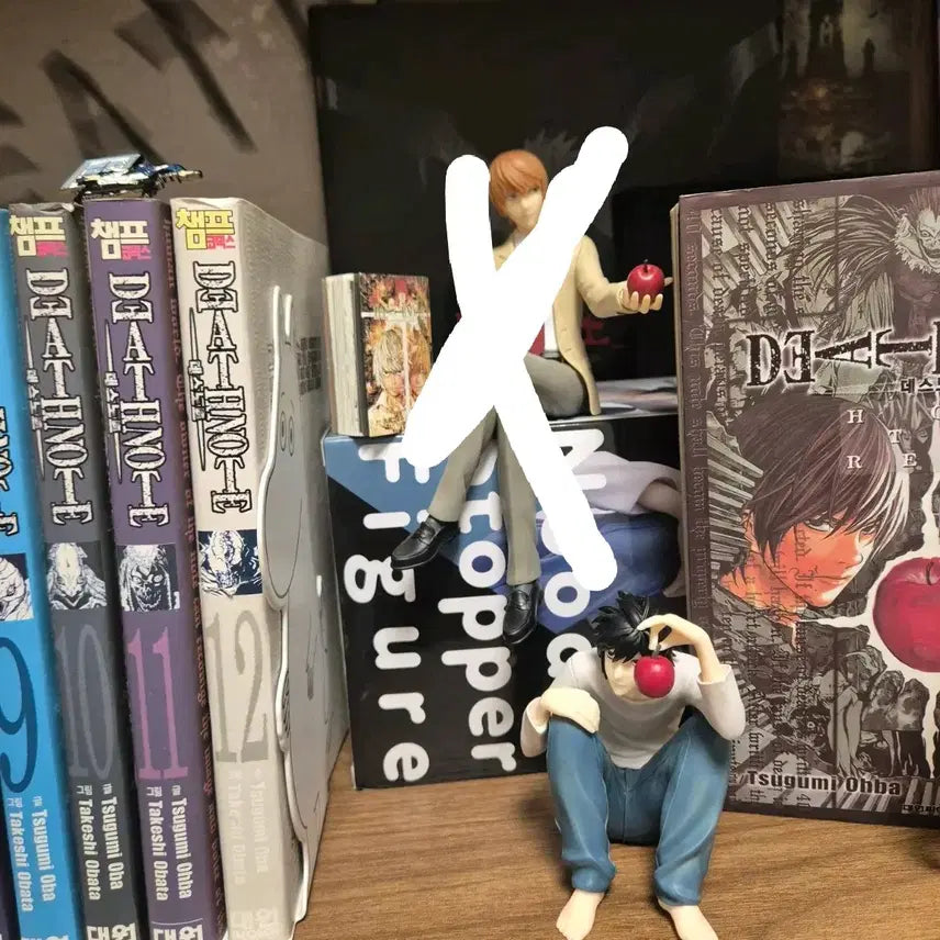 [BUNJANG] Death Note Ryuk L Noodle Stopper Figure / (박스o)데스노트 누들스토퍼 류자키 엘 누들스토퍼