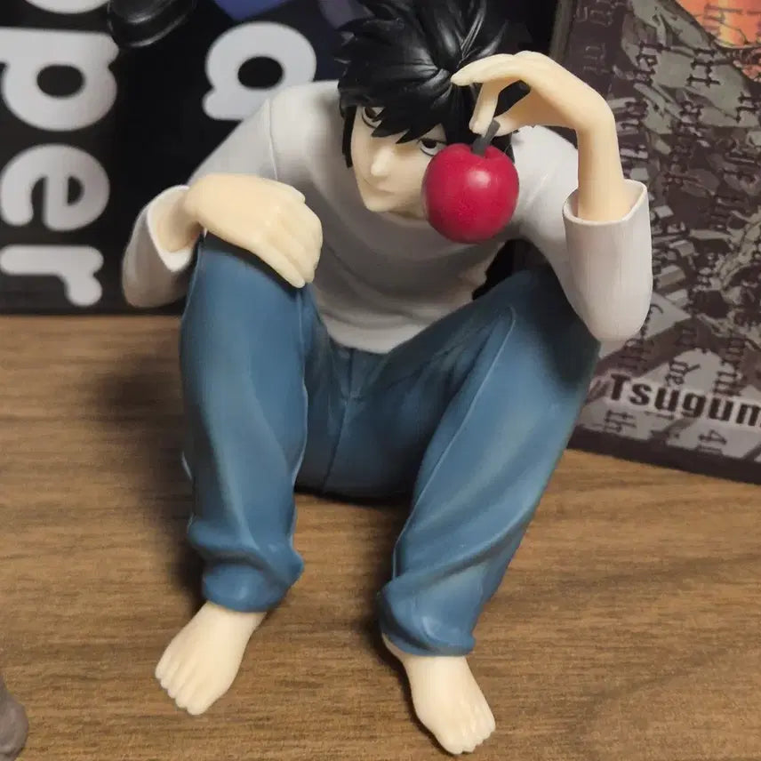 [BUNJANG] Death Note Ryuk L Noodle Stopper Figure / (박스o)데스노트 누들스토퍼 류자키 엘 누들스토퍼