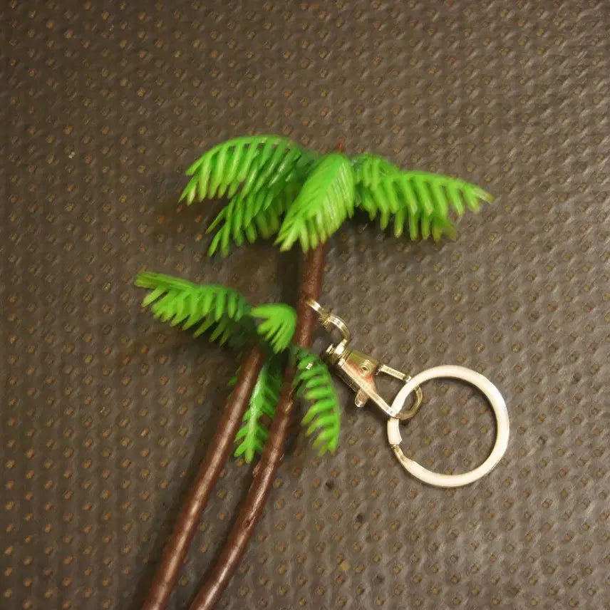 [BUNJANG] Vintage Palm Tree Keychain / 야자나무키링 빈티지 열쇠고리 빈티지소품 올드 엔틱소품 디스플레이 클래식소품 수집품 레트로소품 UU