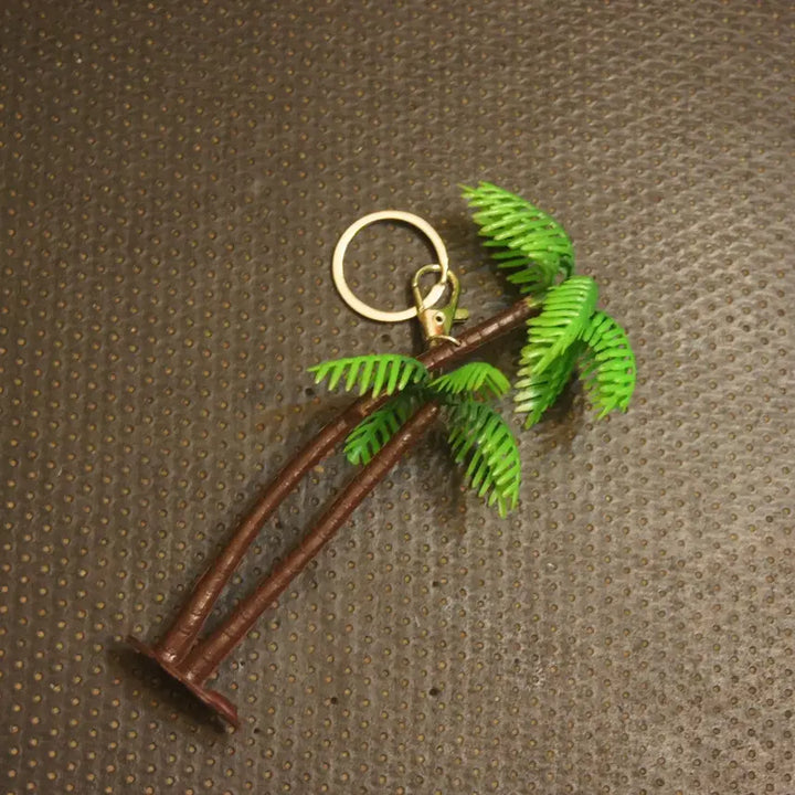 [BUNJANG] Vintage Palm Tree Keychain / 야자나무키링 빈티지 열쇠고리 빈티지소품 올드 엔틱소품 디스플레이 클래식소품 수집품 레트로소품 UU