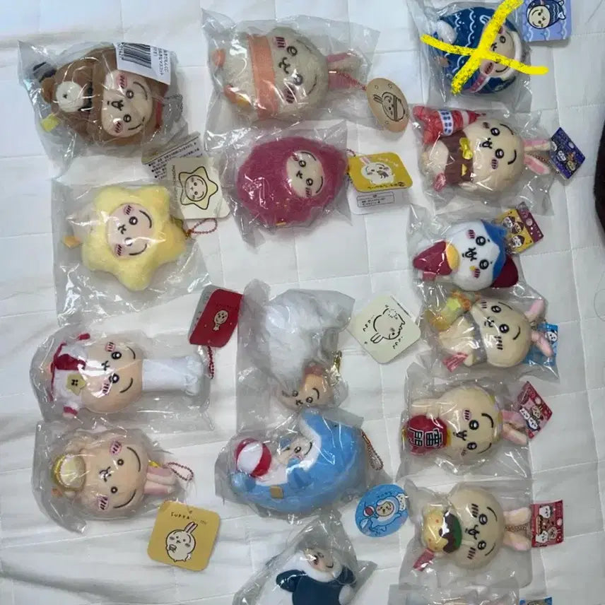 [BUNJANG] Chiikawa Usagi Mascot Plush Collection / 치이카와 마스코트인형(우사기위주, 인기템 다수)