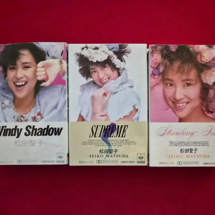 [BUNJANG] Seiko Matsuda Cassette Tape Bundle Set / 마츠다세이코 카세트테이프 3개 일괄판매
