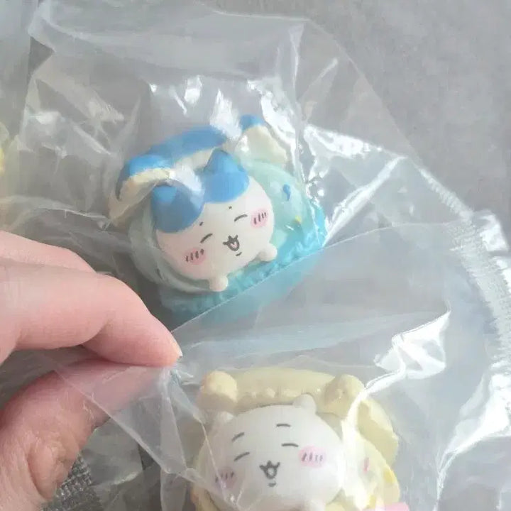[BUNJANG] Chiikawa Macaron Figure Set (4 Types) / (미개봉 새상품) 치이카와 먼작귀 마카롱 피규어 4종